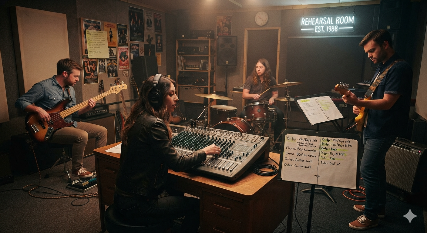 Practice Sessions at Doremi Fusion Music Studio in Kolkata