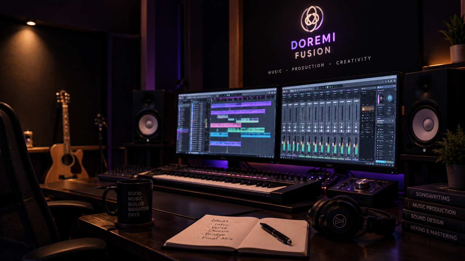 Music Production at Doremi Fusion Music Studio in Kolkata